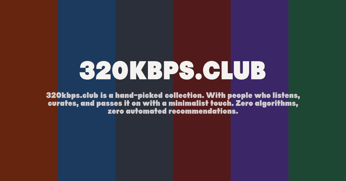 Visuel du site 320kbps.club